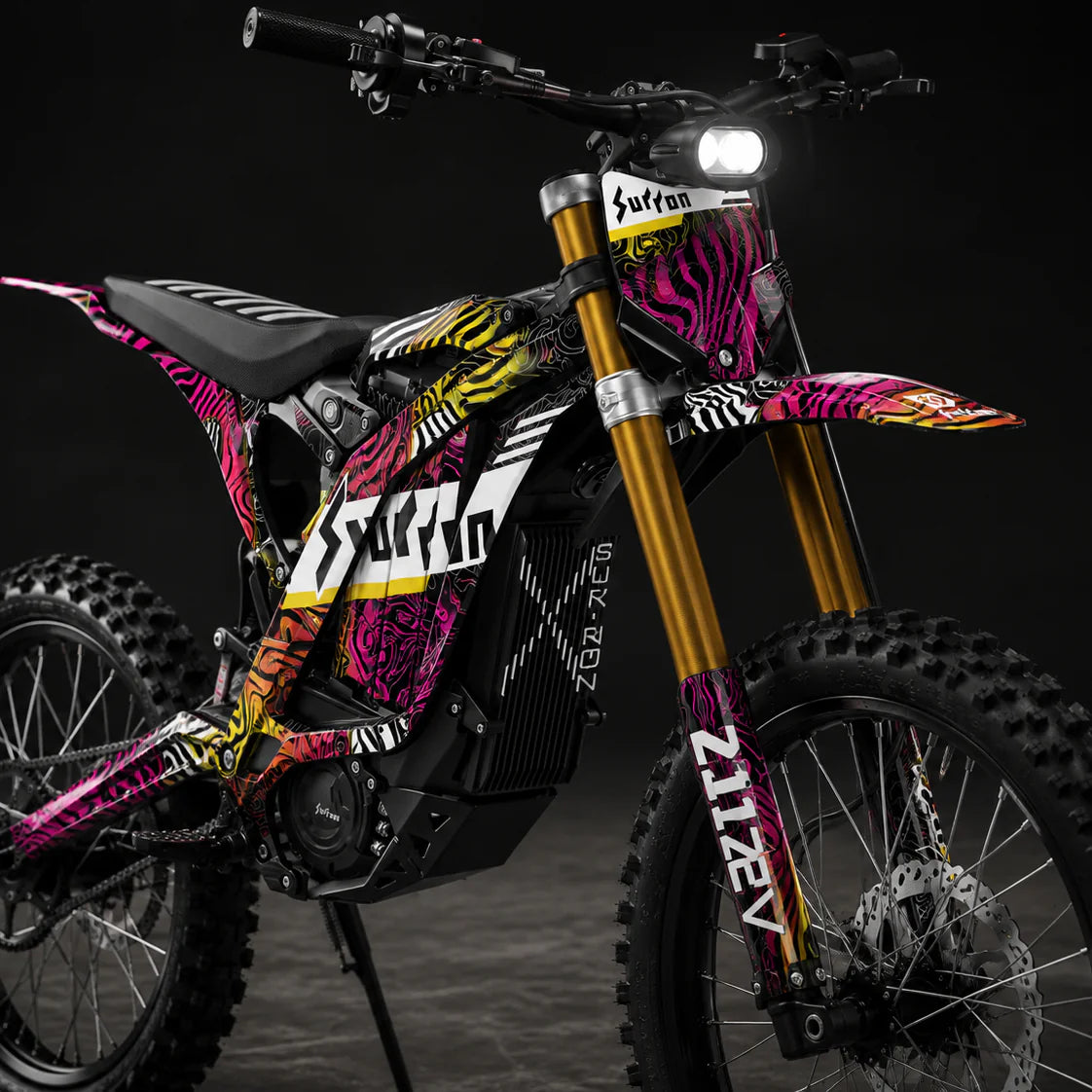Electric ride graphic kit