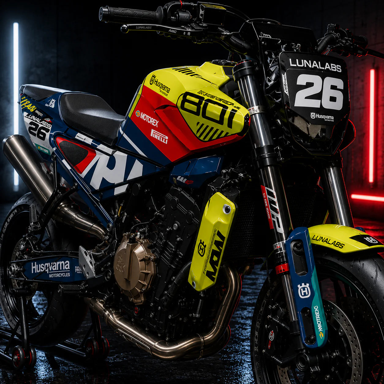 Stunt bike graphic kit